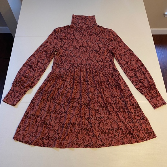 Peruvian Connection Willowmead Floral Pima Cotton Blend Midi Dress Size Medium - Picture 3 of 11